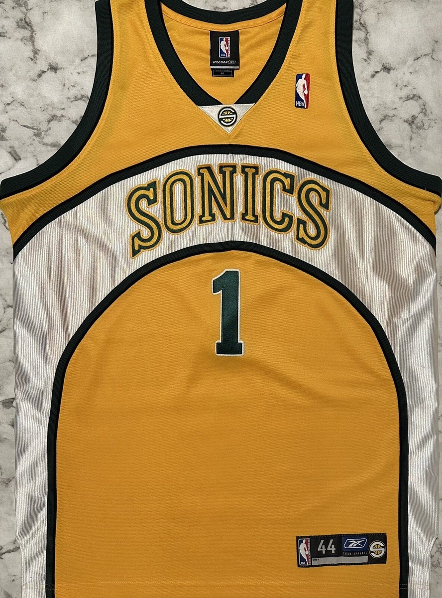 NBAシアトルスーパーソニックス バスケ シャツ ユニフォーム Reebok NBAシアトルスーパーソニックス バスケ シャツ ユニフォーム