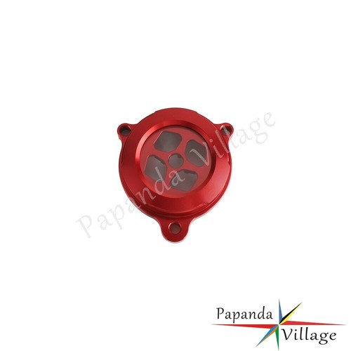 ATV Aluminum Red Engine Oil Filter Clear Cover For Yamaha Raptor 700 700R '06-22 - Picture 5 of 7
