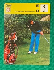 GOLF - SEVERIANO BALLESTEROS (SPAIN) - 1978 EDITIONS ROOKIE CARD (1978 VERSION)