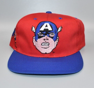 Captain America Marvel Comics American Needle Vintage Snapback Cap 