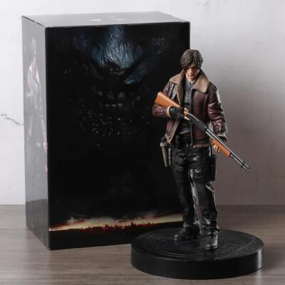 Resident Evil 4 Remake Collector s Edition Leon Statue Box Figure Set