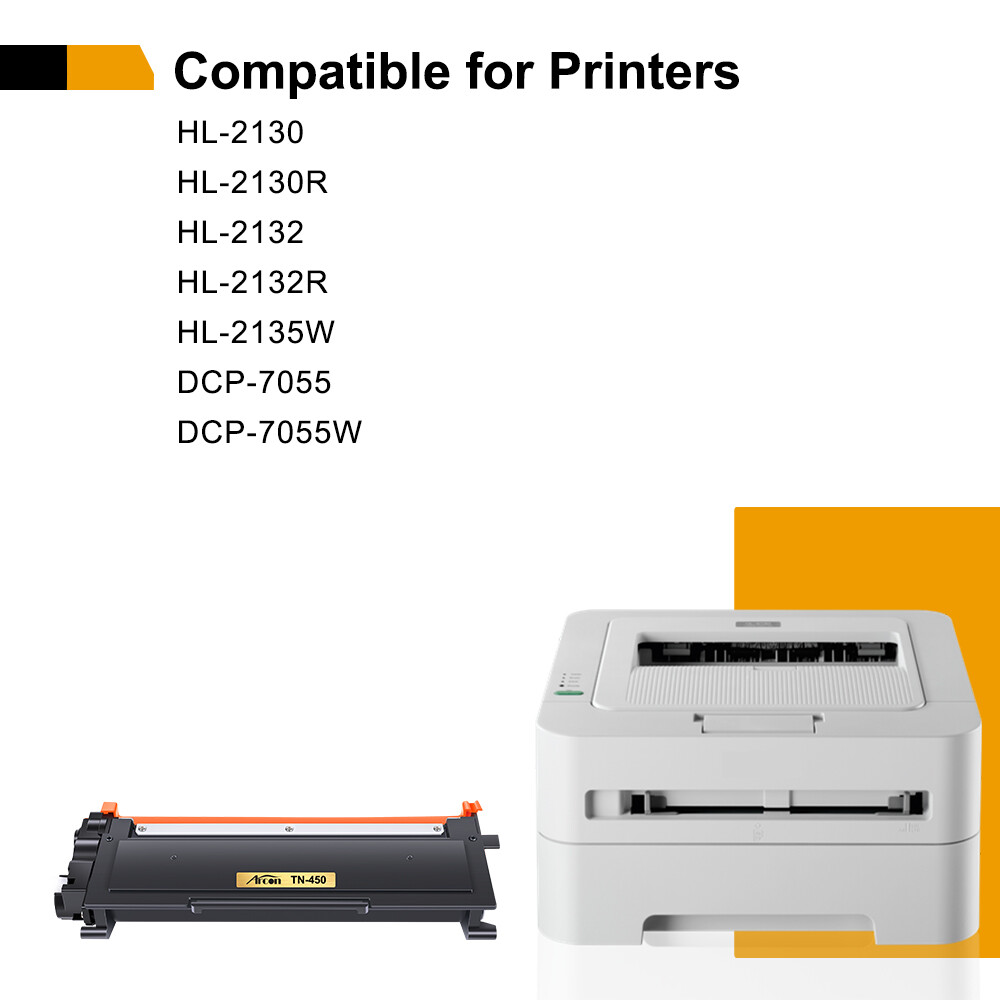 2PK TN450 TN420 High Yield Toner Cartridge For Brother MFC7860DW HL