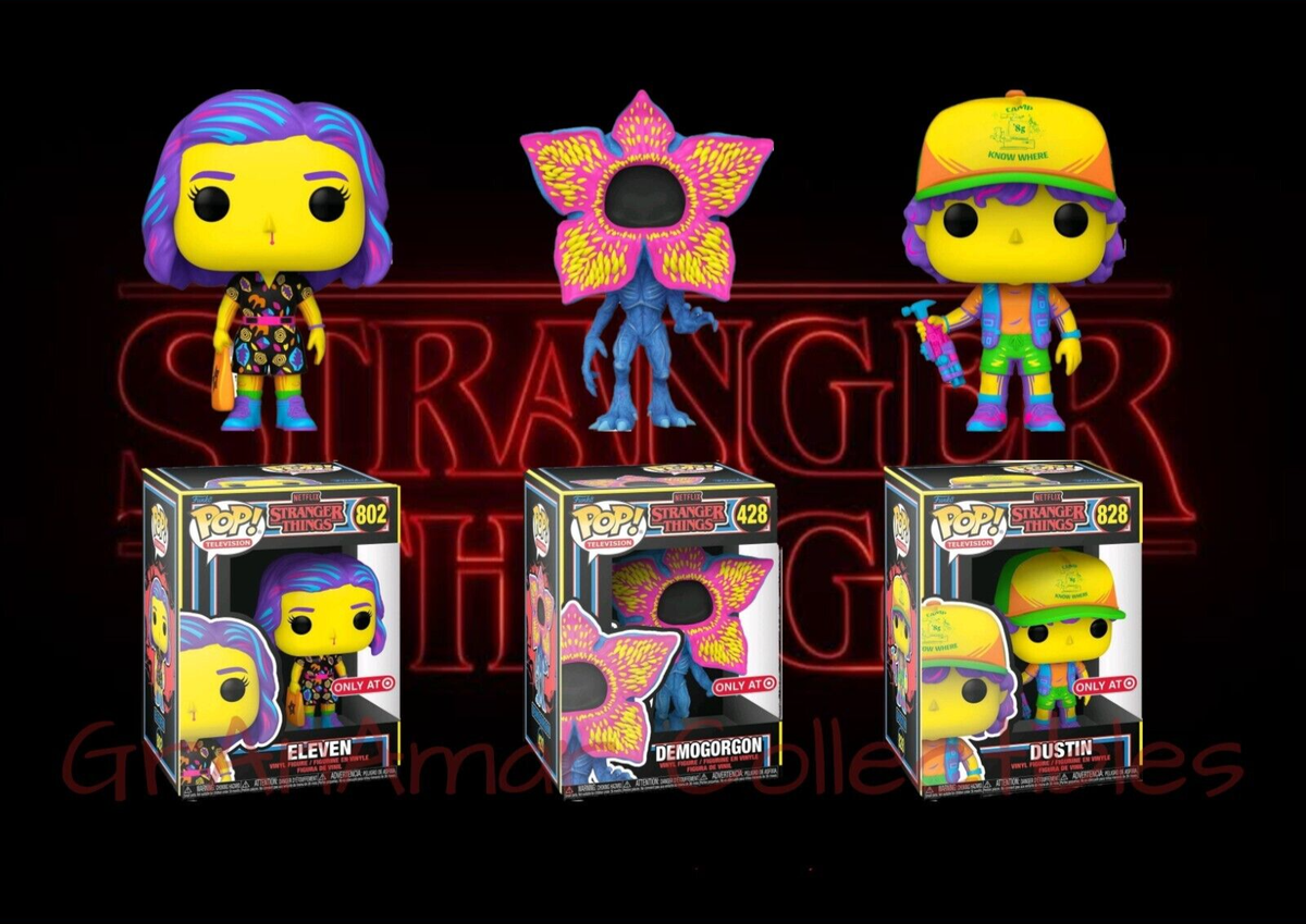 Funko Stranger Things Blacklight Demogorgon Dustin Eleven Target