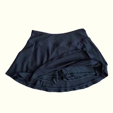 Kyodan Skirt Small Performance Tennis Golf Athlete Texture Pleated Skort Black