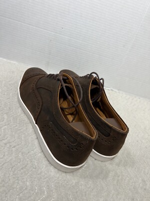 Allen Edmonds Strand Men’s Sz 12D Sneak Snuff Brown Suede Cap Toe Oxford Sneaker Strand Oxford Dress Sneaker | Men main image 4