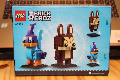 40559 LEGO BrickHead Looney Tunes Road Runner & Wile E. Coyote