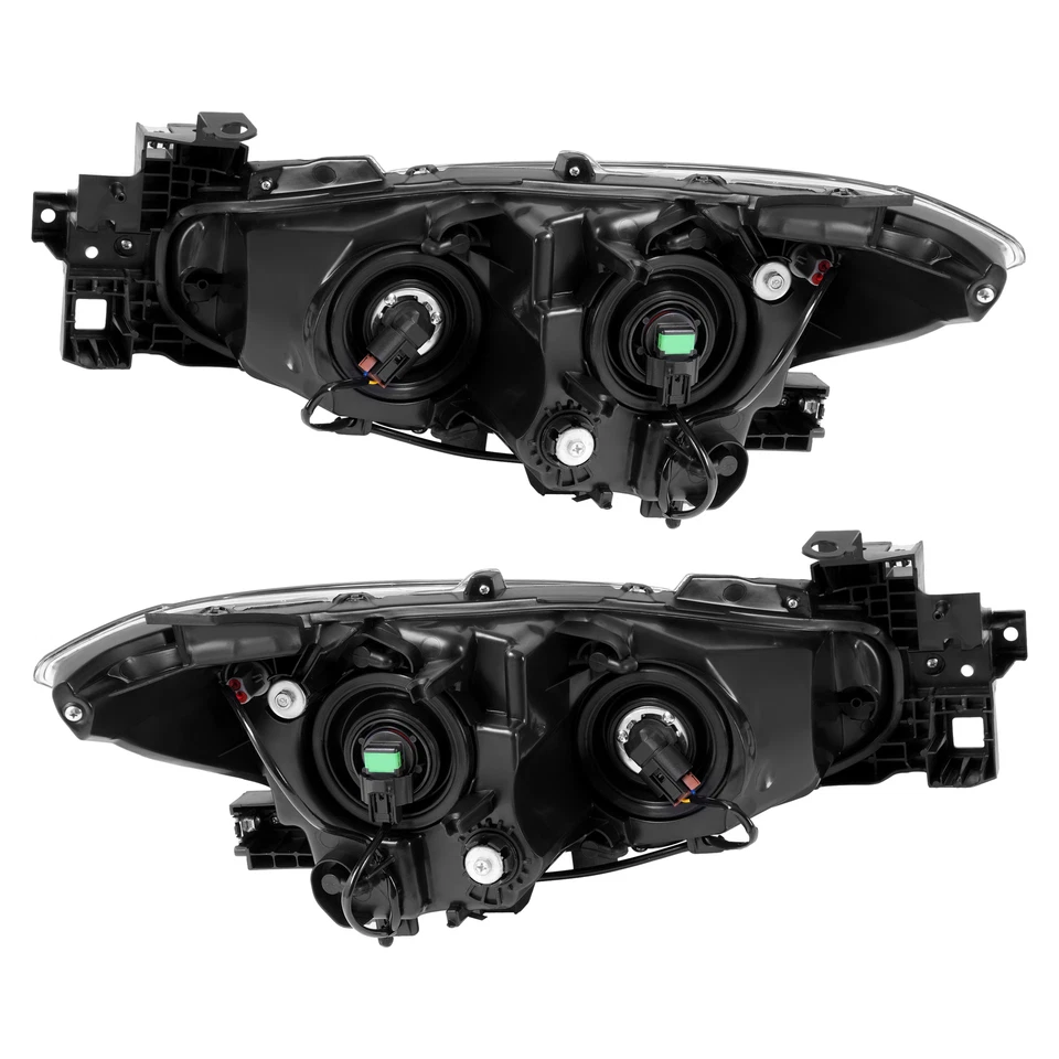 Left&Right Projector Headlight Headlamp Turn Signal Light For Mazda 3 2014-2016 - Imagem 4 de 4