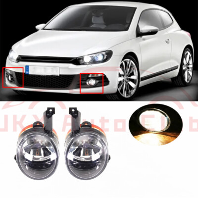 Pair Driving Lamps Fog Lights Driving Lamps q For Volkswagen Scirocco 2009-2014