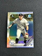 2019 Bowman Draft AARON SCHUNK 1st Bowman Chrome Refractor #BDC-129 Rockies