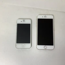 Apple iPhone 4s (with iCloud) and iPhone 6, for repair or parts only* lot of 2