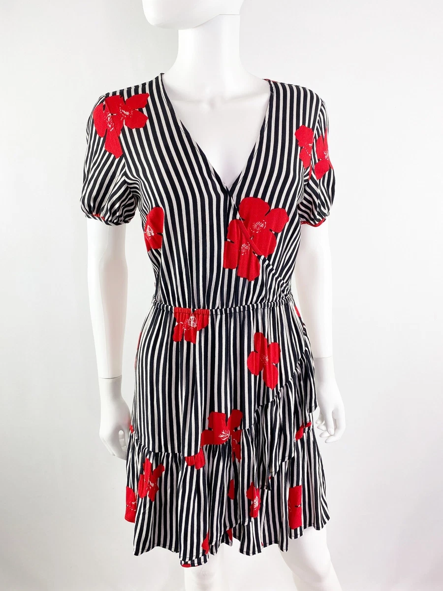 Madewell bianca hotsell ruffle wrap dress