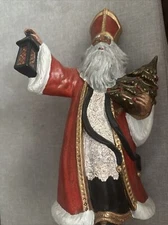 VINTAGE 1992 Byron Molds Old World 10.5” Classic Santa Suit Figurine