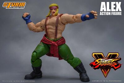 New Storm Toys Street Fighter V Alex Arcade 1:12 Figure Collection