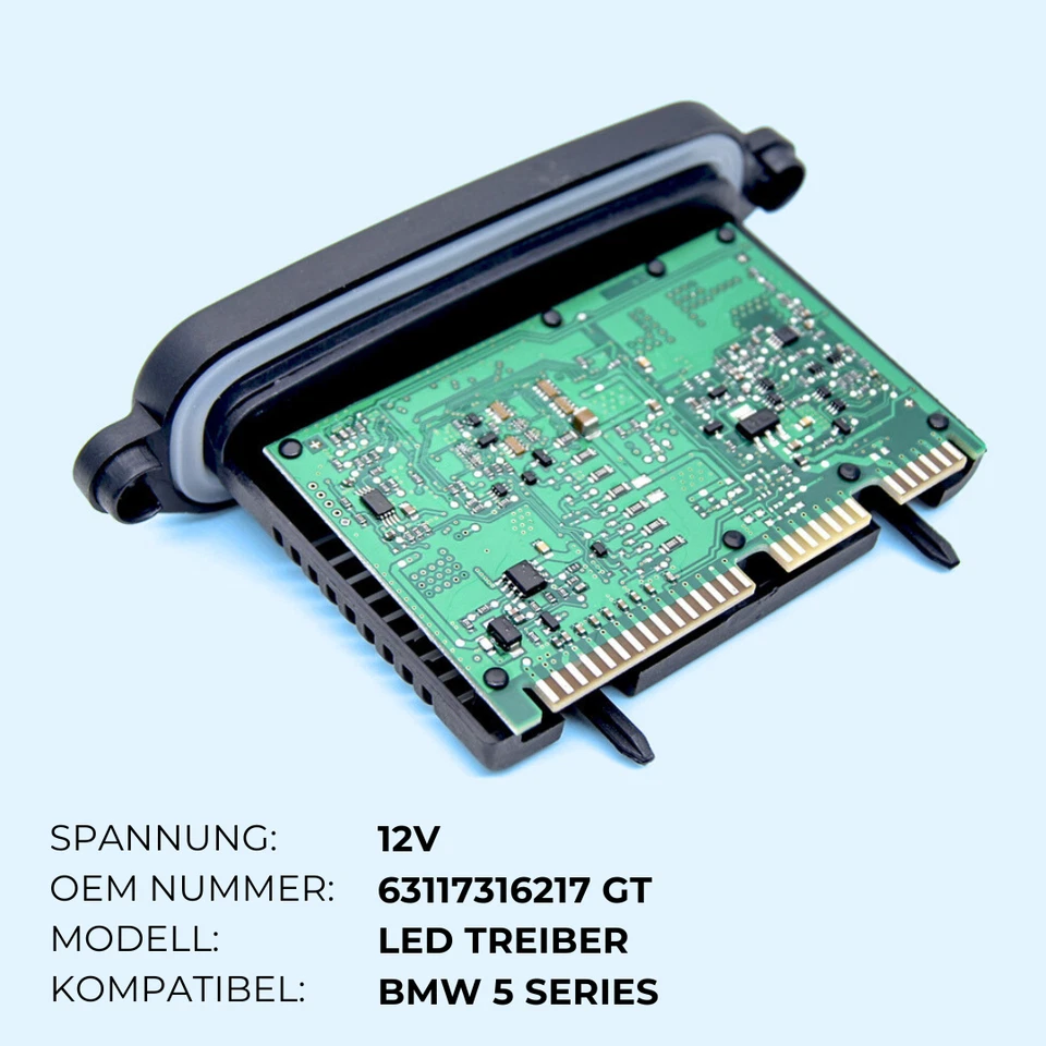 TMS Xenon Cornering Light Module Headlight Control Unit 63117316217 For BMW 5 Series F10 - Image 4 of 4