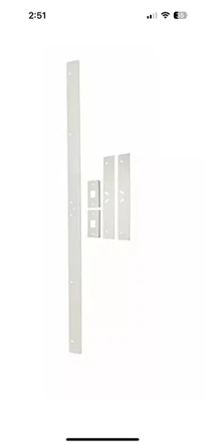 Set of Two - 2 - Door Armor MAX - Back & Front Door Reinforcement - White