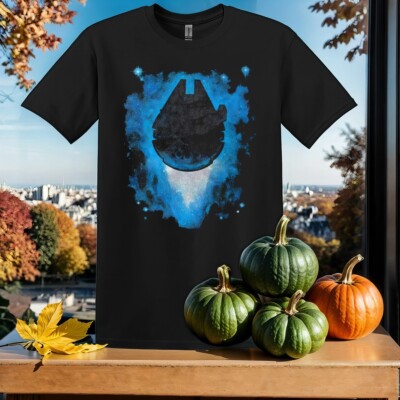 Retro Star Wars Millenium Falcon T-Shirt T Shirt Herren Damen Unisex Tshirt SY698
