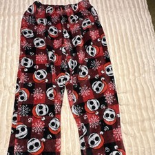 Disney Jack Skellington Nightmare Before Christmas Fleece Pajama Pants M