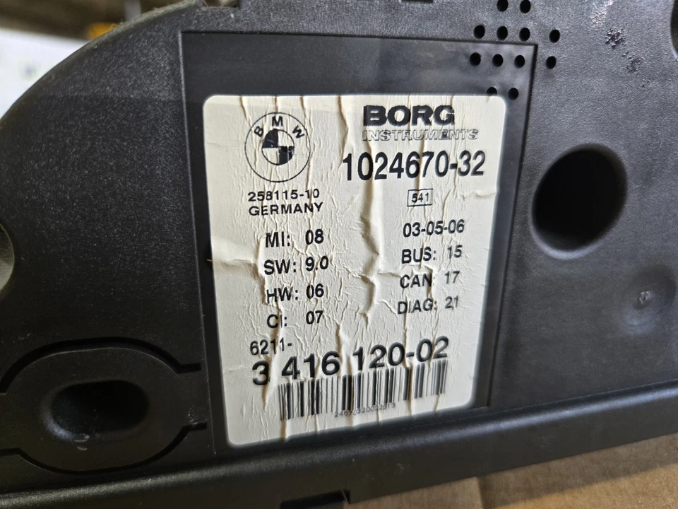 2007 2008 2009 2010 BMW X3 Speedometer (cluster) 1040781 - Image 4 of 4