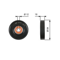 Spannrolle Keilrippenriemen Drivealign™ Gates T39177 FüR Note E11 Nissan K12 3 1