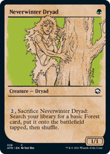 x4 Neverwinter Dryad - Showcase - Forgotten Realms - NM - MTG