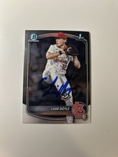 Liam Doyle Autographed Bowman 2025 Auto
