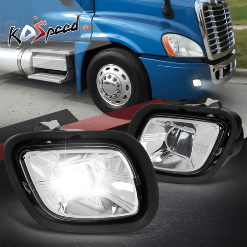 Full LED Chrome Housing Projector Headlights for 08-17 Freightliner Cascadia - Bild 1 von 6