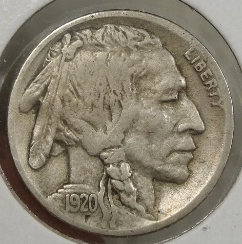 1920-D Buffalo Nickel, Very Fine, Original   1103-02