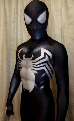 Venom Spiderman Cosplay Costume Jumpsuit Spider-man Bodysuit Halloween Props Cos