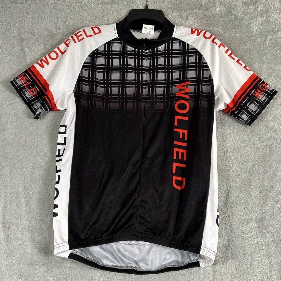 Wolfield Cycling 3/4 Zip Jersey With Matching Cycling Shorts Men's Medium Black - Image 2 of 4