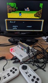 Neo Fami Famicom Compatible Console Boxed with Controllers