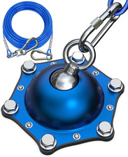 Dog Tie Out Cable and Stake, up to 200lbs 360 Swivel Dog Run- No Tangle,with 30