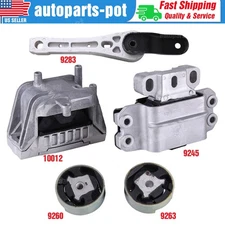 5X 1K0199262 Engine Transmission Motor Mount Kit For VW Jetta Golf Passat Direct