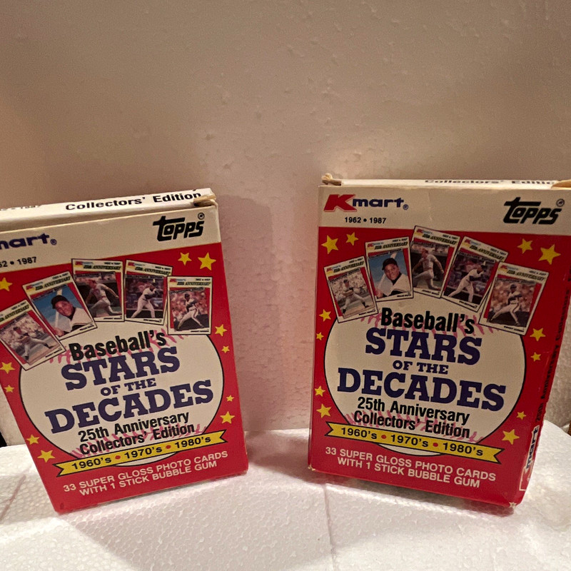 Topps Kmart Stars of the Decades 25th Anniv Collectors Edition 2 Packs