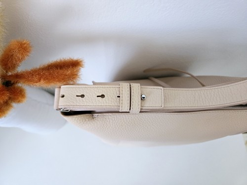 ALL SAINTS Pebbled Leather Shoulder/Crossbody Bag & Tethered Pouch (Powder Pink) - Picture 8 of 16