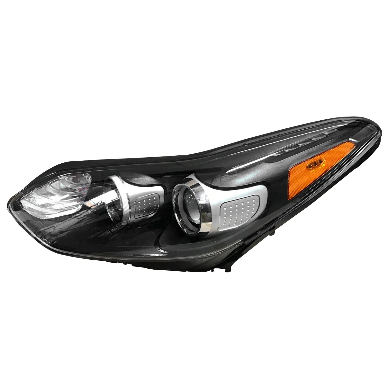 기아 스포티지 2017-2019 2WD 할로겐 헤드라이트 어셈블리 (LED 주간 주행등 포함) 좌우측 4