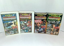 The Best of Backyard Wrestling Set Vol. 1-4 VHS Tapes Vintage 2000-2002 Tested 