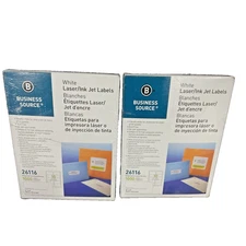 2" x 4" Ink Jet & Laser Printer Shipping Labels 26116 White 2 Packs 2000 label
