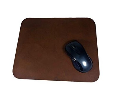Leather Pad Work Mat Rustic Brown Top Grain 12 x 10 inches USA Made