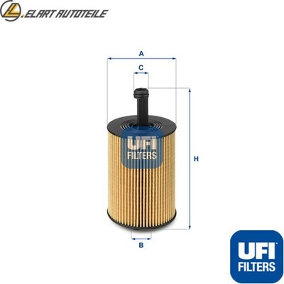 ÖLFILTER 25.023.00 FÜR VW CALIFORNIA/T5/Camper TOURAN/VAN TIGUAN SHARAN POLO A2