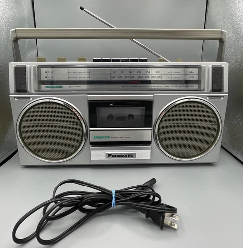 VTG PANASONIC  RX-4955 BOOMBOX Ghetto Blaster Radio Cassette Only Radio Works
