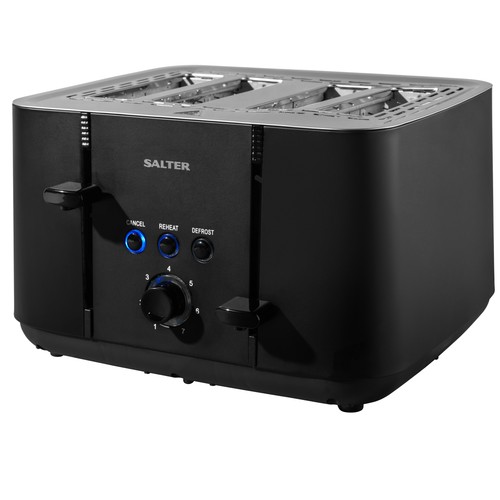 Salter Kuro 4 Slice Toaster Defrost/Cancel Functions 1850W damaged packaging