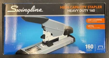 Swingline 39005 Heavy-Duty Stapler 160-Sheet Capacity Black/Gray