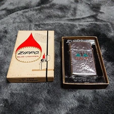 Slim Zippo 1969 Vintage Lighter Unused New