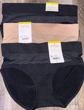 Warners Womens Hipster Underwear Panties Polyester Blend 3-Pair Seamless A  M