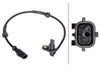 Hella Sensor, Raddrehzahl Hinten, Hinterachse, Links U.A. FüR Dacia, Renault