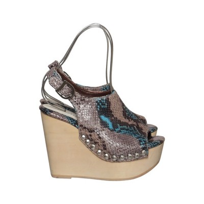 Jeffrey Campbell, Keilschuhe, Größe: 38, Blau/Mehrfarbig, Damen, 12 #Ixz