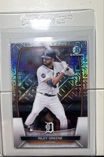 2023 Bowman - Riley Greene #90 Chrome Mojo Refractor (RC)