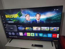 Hisense 50 Inch TV Smart 4K Ultra HD HDR QLED Freely TV Black 50E78QTUK