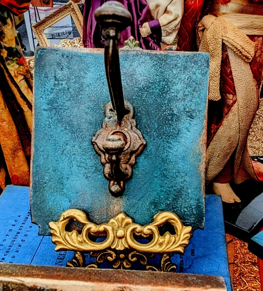 Gancho vintage de madera de granero reutilizado herrajes percha de pared decoración rescatado Foto 3 de 4