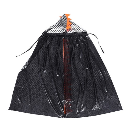 Proumhang 3 Pièces Enfants Costume De Cape De Dinosaure Pour L'âge De 3~8 Ans, Halloween Coloré Déguisement, Cape + Couverture faciale + Tenues De Chapeau